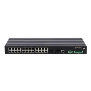 RS826百兆2光24电网管型机架式交直流220V工业以太网交换DC110V交换机ROGERKANG