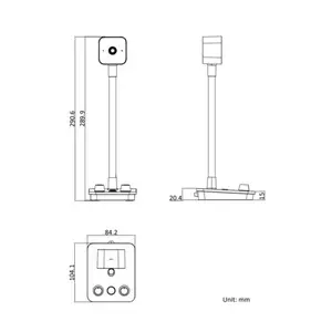 DS-UVC-E24Sa ��������400��USB������ʽ����� 1/2.7Ӣ��CMOS ��ͷ����3.6mm ������˷��������