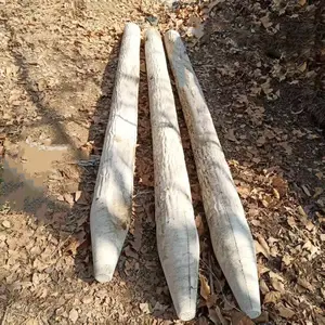 中珺直径30仿真树皮纹理预制桩 河道防护驳岸桩 水利护岸桩