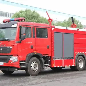 重汽豪沃12吨泡沫消防车出口水罐消防车图片干粉灭火车