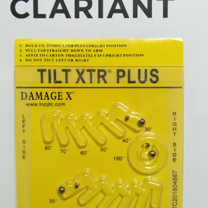 现货自主多角度倾倒标签TILTXTRPLUS防倾斜标签倒置显示贴生产厂家