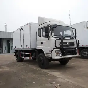 东风出口4驱冷冻车 4驱奶品运输车