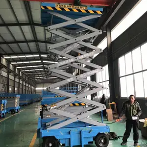 电动液压升降车移动剪叉式升降平台举升机登高车交叉小型高空作业