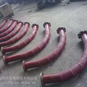 山东电厂专用耐磨弯头,耐腐蚀,耐磨,耐高温,耐冲刷