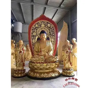 药师佛佛像纯铜大型藏传寺院全铜2米释迦牟尼佛三宝佛密宗铜像