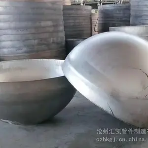 管件直销半球形30408不锈钢封头压力罐管堵头球型盖板壁厚6mm