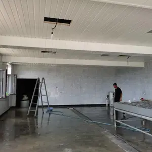 速冻车间不掉渣隔墙板 大连凡美UPVC防火板 不生锈净化板 不变黄塑料扣板 不长毛彩钢板