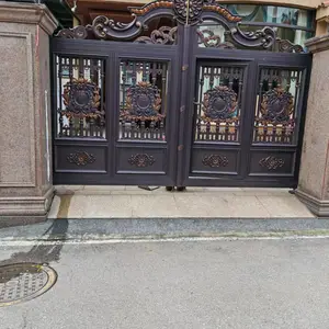 铝艺庭院大门别墅门窗定制厂家迪宏建材