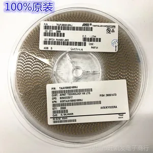 AVX钽电容16V10UF A型3216 TAJA106K016RNJ【原装】 ***