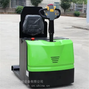 直供 全电动站驾式牵引车 配重式拖头 工厂平板车用什么拖