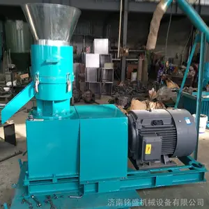 两相电小型饲料颗粒机 小型家用平模颗粒机厂家