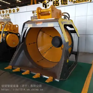 新设备筛分斗 清洗滚筒筛分斗 挖掘机河卵石子筛分机
