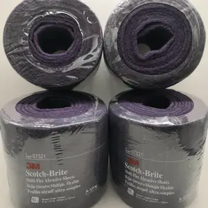 3M07521工业百洁布 抛光拉丝布 压铸件毛刺打磨布