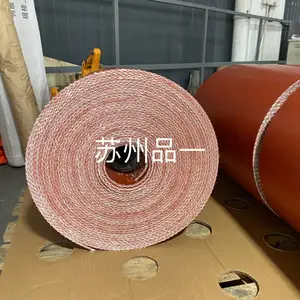 硅纤垫片3.0厚度 A级不燃风管法兰垫片 耐 高温两布三胶