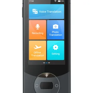 便捷式智能语音同声传译出国商务WIFI连接语音翻译机