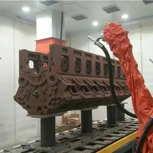 自动化喷砂生产线 全自动流水线作业 智能化喷砂装备 机器人系统集成