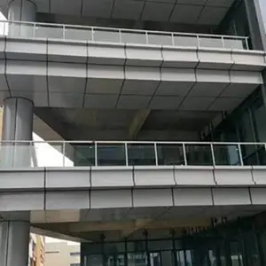 售楼处门头披水板 小区外檐铝单板