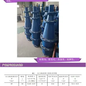 直销FX-500铸铁水力旋流器组 细沙回收脱水旋流器 重介质