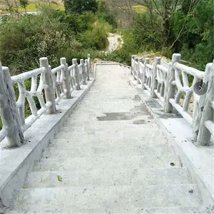 混凝土异形生态仿树藤护栏 池塘水泥仿树皮栏杆 量大支持定制