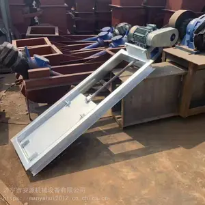 广东揭阳手动插板阀 DYLV-0.6电液动推杆平板闸门 插板门