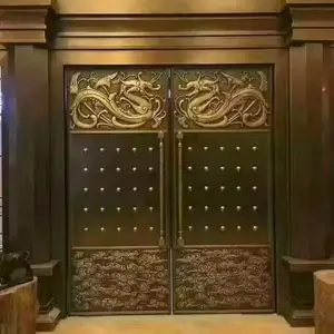 酒店铜门-朱氏铜艺-酒店铜门厂家