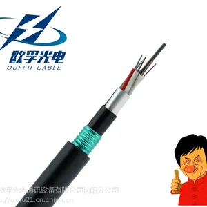 GYTA53光缆6芯 GYTA53-6B1国标光纤 重铠装直埋地埋光缆双铠装双护套 厂家直销