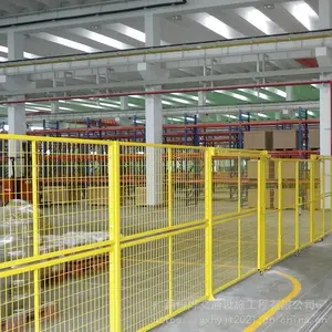 广西车间隔离网厂 南宁车间护栏网厂家 工厂车间围栏 生产防护隔离网 安全防护隔离网 恒烨筛网定制