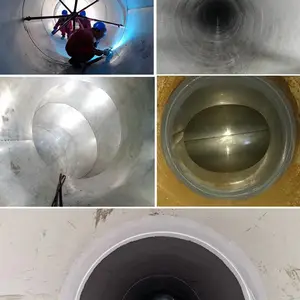 供水管道非开挖修复主供水管道304不锈钢内衬焊接法修复