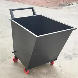 机床铁屑车厂家 鑫姆迪克生产手推翻斗铁削车