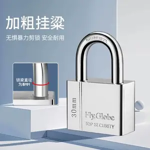 防撬不锈钢纯铜医院仓库房门飞球牌挂锁 H系列 40mm 50mm 60mm可定制