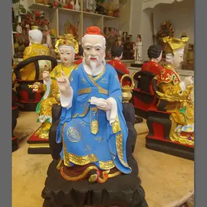 骑虎针龙药王神像 孙思邈塑像 扁鹊 华佗神像 药王爷佛像雕塑厂家
