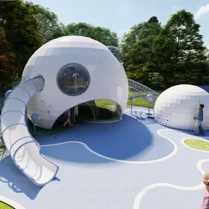 非标造型星球滑梯 不锈钢圆筒滑梯 儿童爬网 小区钻洞滑梯 户外跷跷板