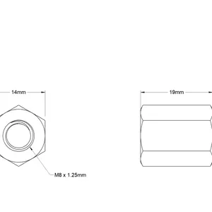 Mcmaster-carr93020A781低强度钢制连接螺母