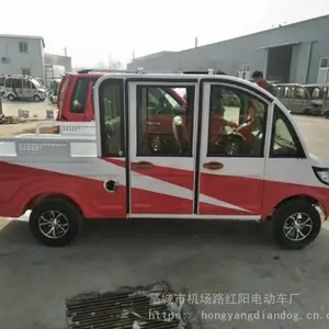 电动四轮车皮卡款客货两用油电两用拉货拉客都可以货运四轮车