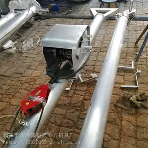 四川省 15米人工三角架立杆机 加厚手摇三角拔杆 高强度三角架起杆器 锐天销售
