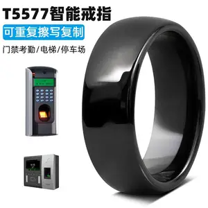 RFID全陶瓷智能戒指用于门禁支付汽车解锁指环