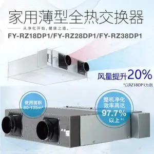 家用薄型全热交换器FY-RZ18DP1 松下新风系统代理店