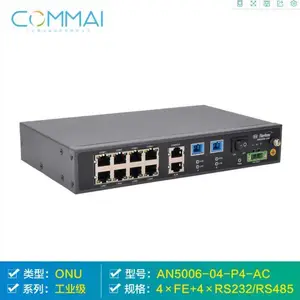 烽火AN5006-04-P4-DC 交换机 电力工业级ONU光网络单元直流双PON口