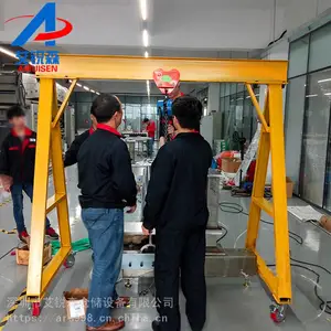 浙江起重葫芦架 江西简易门式龙门吊架 河南手动移动龙门架