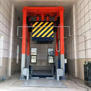 垂直式压缩垃圾中转站 一线城市小型垃圾站设备 日80吨垃圾压缩设备