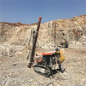 新龙Z115Y-2潜孔液压爆破钻机,潜孔钻车。履带式液压钻机