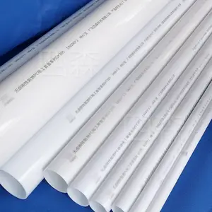 PC管预埋混凝土PC穿线管刚性阻电气配管建材类管材塑料管生产厂家
