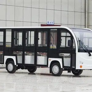 山东济南青岛绿通电动游览车 全封闭旅游观光车 封闭电动观光车