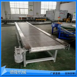不锈链板输送带水平链板输送机小型传输带流水线果蔬医药传输机DL