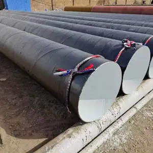 环氧煤沥青防腐钢管大口径直埋式三油两布无缝螺旋防腐