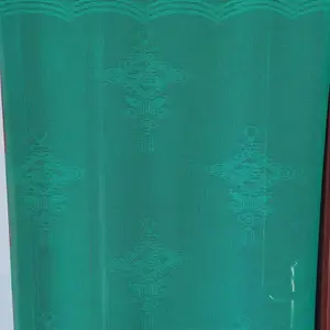 生产PVC半发泡夏季防蚊半遮光提花门帘网布