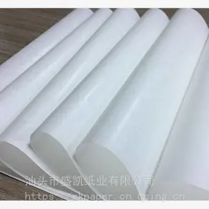 单光白牛皮食品纸淋膜汉堡纸防油纸一次性包装纸
