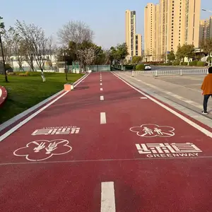 南京道路划线 达尊彩色防滑路面施工