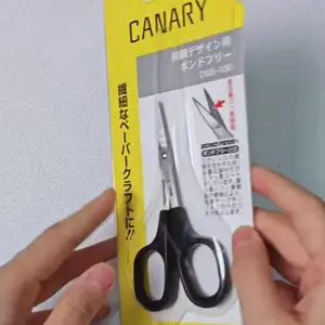 长谷川CANARY十字绣剪纸专用尖头线头剪刀纹绣用品小剪子DSB-100