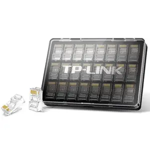TP-LINK TL-EH5e01-24 超五类非屏蔽网络水晶头24个盒装